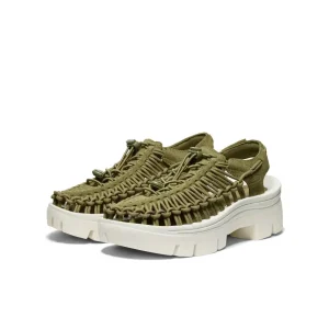 Keen All Gender UNEEK PLT Sneaker Martini Olive/Star White