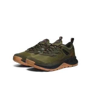 Keen Men’s Hightrail Waterproof Hiking Shoe Winter Moss/Gold Flame