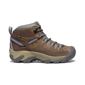 Keen Women’s Targhee 2 Mid Height Waterproof Hiking Boots Goat/Crown Blue