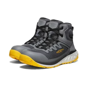 Men’s Arvada Mid Work Sneaker Carbon Toe Black/Keen Yellow