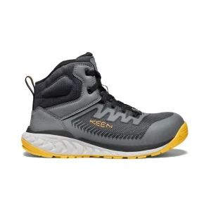 Men’s Arvada Mid Work Sneaker Carbon Toe Black/Keen Yellow